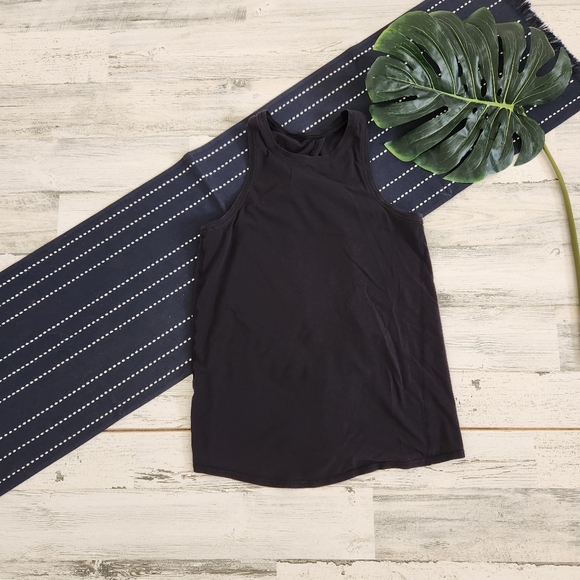 Lululemon All Tied Up Tank Top Black Size 4 - Picture 1 of 4